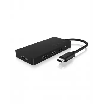 ICY BOX IB-HUB1429-CPD USB 3.2 Gen 2 (3.1 Gen 2) Type-C 10000 Mbit/s Melns