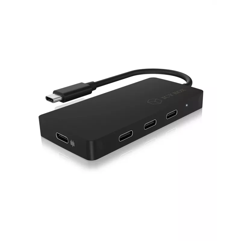 ICY BOX IB-HUB1429-CPD USB 3.2 Gen 2 (3.1 Gen 2) Type-C 10000 Mbit/s Melns