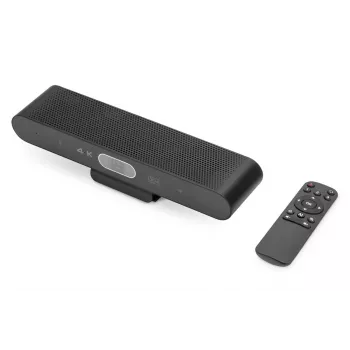 DIGITUS 4K All-in-One Video Bar Mini - Video konferences sistēma (2x mikrofons / 1x skaļrunis)