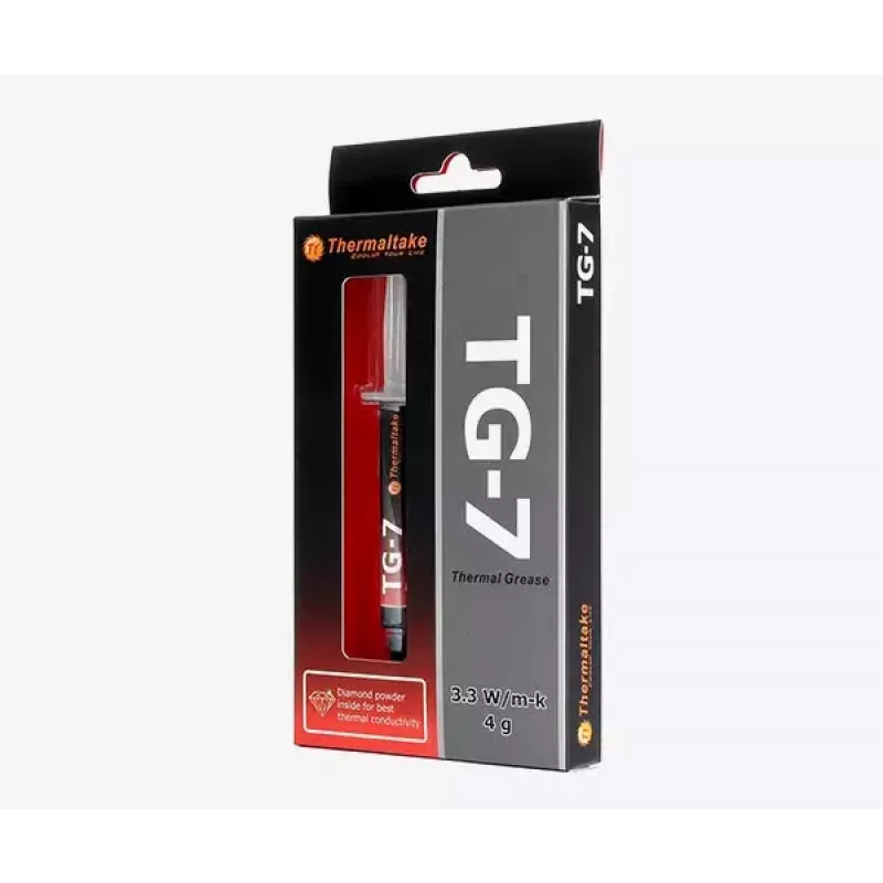 Termopasta Thermaltake TG-7 3.3 W/m·K 4 g Pelēka