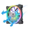 Thermaltake SWAFAN 12 RGB 12 cm ventilators, melns, 500–2000 RPM