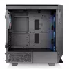 PC korpuss THERMALTAKE Ceres 500 TG ARGB Midi Tower Melns — Rūdīts stikls, EATX, 3x140mm priekšā, USB-C