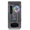 PC korpuss THERMALTAKE Ceres 500 TG ARGB Midi Tower Melns — Rūdīts stikls, EATX, 3x140mm priekšā, USB-C