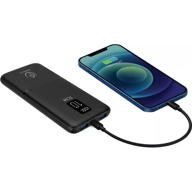 Pārnēsājams ārējais akumulators P10 LCDPD 10 000 mAh