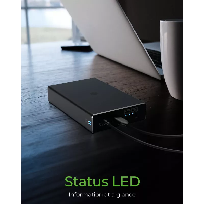 ICY BOX RAID korpuss 2x HDD/SSD USB 3.2 Gen 2 Type-C® / Type-A interfeisam