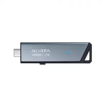 ADATA UE800 USB zibatmiņa 1 TB USB Type-C 3.2 Gen 2 (3.1 Gen 2) Sudraba krāsa