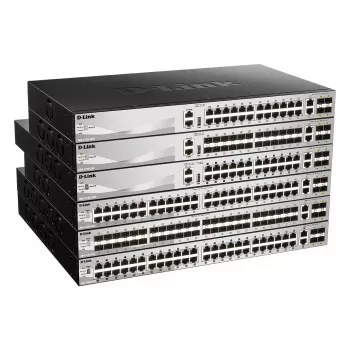 D-Link DGS-3130-30PS/E tīkla slēdzis Pārvaldāms L3 Gigabit Ethernet (10/100/1000) Power over Ethernet (PoE) Pelēks