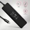 Axagon HUE-C1C 4x USB 5Gbps TRAVEL centrmezgls, USB-C barošanas ieeja, 19 cm USB-C kabelis