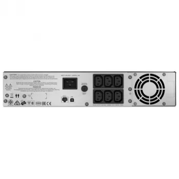 APC Smart-UPS C, Line Interactive, 2000VA, Rackmount 2U, 230V, 6x IEC C13 ligzdas, USB un seriālā komunikācija, AVR, grafiskais LCD