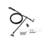 Kensington Universal 3-in-1 Bloķējama kabeļa slēdzene ar atslēgu un divām slēdzenes galviņām