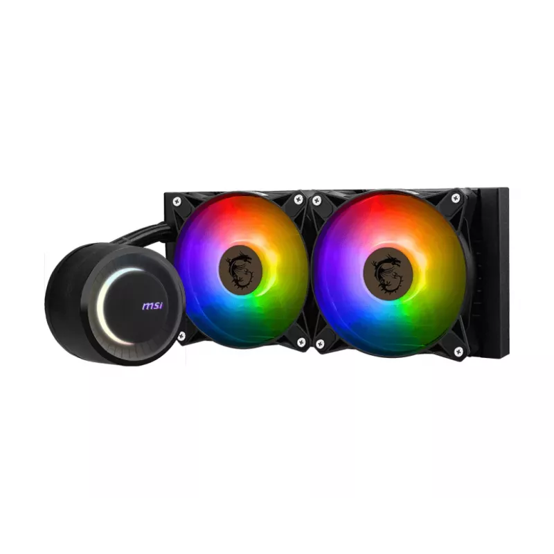 MSI MAG Coreliquid E240 mātesplate, procesors šķidruma dzesēšanas komplekts 12 cm Melns