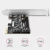 Iekšējais SATA adapteris Axagon PCES-SJ2 PCIe 2 Gbit/s Melns