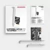 Iekšējais SATA adapteris Axagon PCES-SJ2 PCIe 2 Gbit/s Melns
