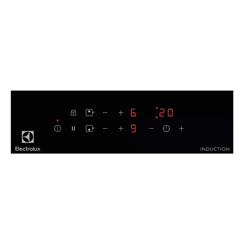 Indukcijas plīts virsma Electrolux LIT30230C — 2 zonu iebūvējama, 29 cm plata, melna, skārienjutīga vadība, 210/145 mm zonas