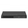 NETGEAR GSM4328-100AJS pārvaldīts L3 Gigabit Ethernet (10/100/1000) Power over Ethernet (PoE) 1U melns