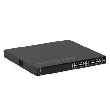 NETGEAR GSM4328-100AJS pārvaldīts L3 Gigabit Ethernet (10/100/1000) Power over Ethernet (PoE) 1U melns