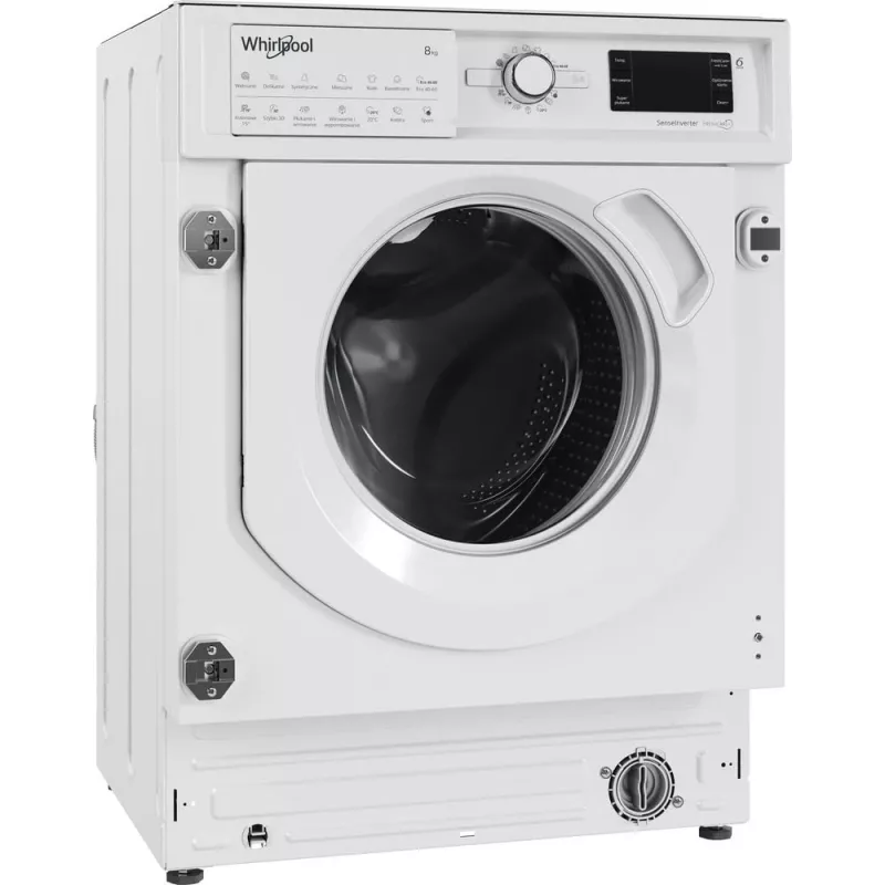 Whirlpool BI WMWG 81485 PL veļas mazgājamā mašīna Priekšējā ielāde 8 kg 1351 RPM Balta