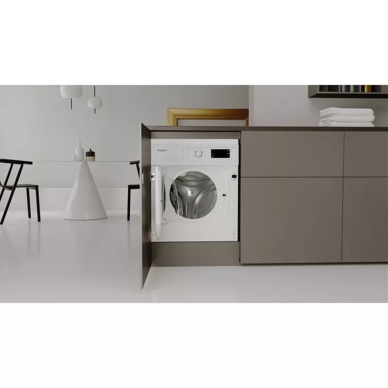 Whirlpool BI WMWG 81485 PL veļas mazgājamā mašīna Priekšējā ielāde 8 kg 1351 RPM Balta