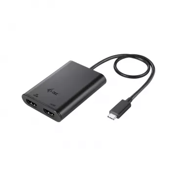 i-tec USB-C Dual 4K/60Hz (single 8K/30Hz) HDMI video adapteris