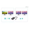 i-tec USB-C Dual 4K DisplayPort Video Adapter
