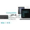 i-tec USB 3.0 / USB-C / Thunderbolt 3 Professional Dual 4K Displeja Dokošanas stacija 2. paaudze + Power Delivery 100W