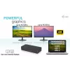i-tec USB 3.0 / USB-C / Thunderbolt 3 Professional Dual 4K Displeja Dokošanas stacija 2. paaudze + Power Delivery 100W