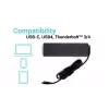 Universālais lādētājs i-tec USB-C PD 3.0 100W iekštelpām melns