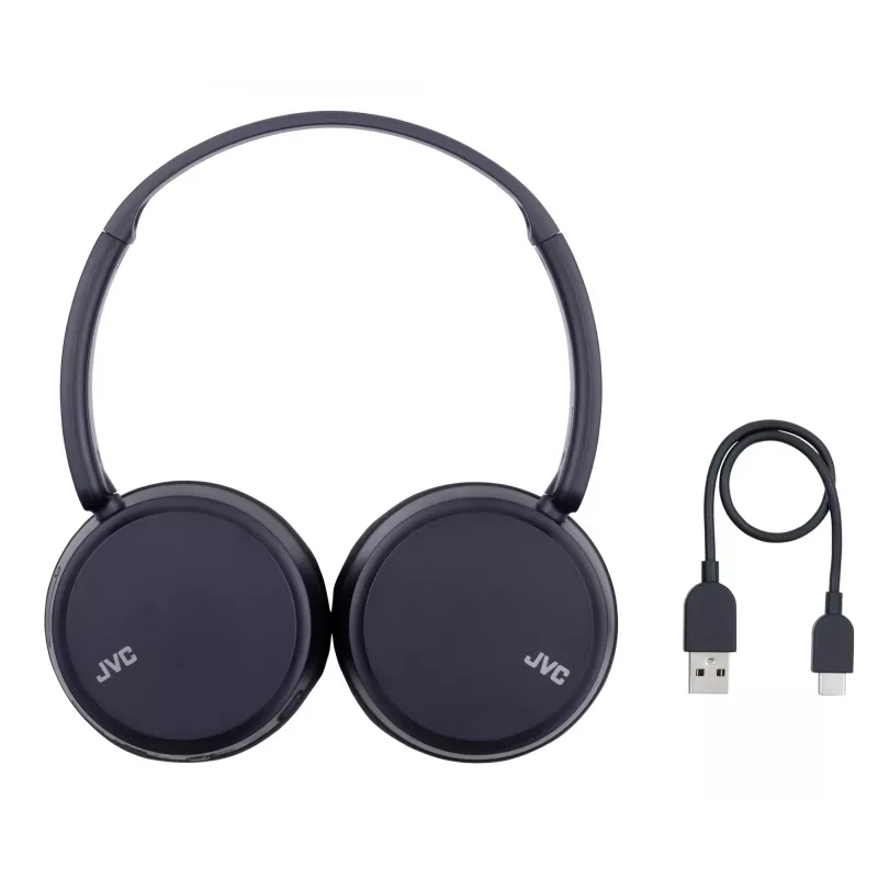 Bezvadu austiņas JVC HA-S36W-A-U — Bluetooth 5.2, 35 h darbības laiks, iebūvēts mikrofons, zila