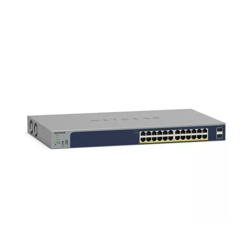 NETGEAR GS724TPv3 pārvaldīts L2 Gigabit Ethernet (10/100/1000) Power over Ethernet (PoE) pelēks