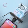Axagon CRE-SMPC USB-C viedkartes/ID kartes PocketReader viedkaršu lasītājs iekštelpām USB Type-C melns