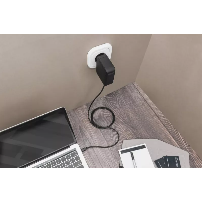 DIGITUS klēpjdatora lādētājs USB-C barošanas avots 100W PD 3.0