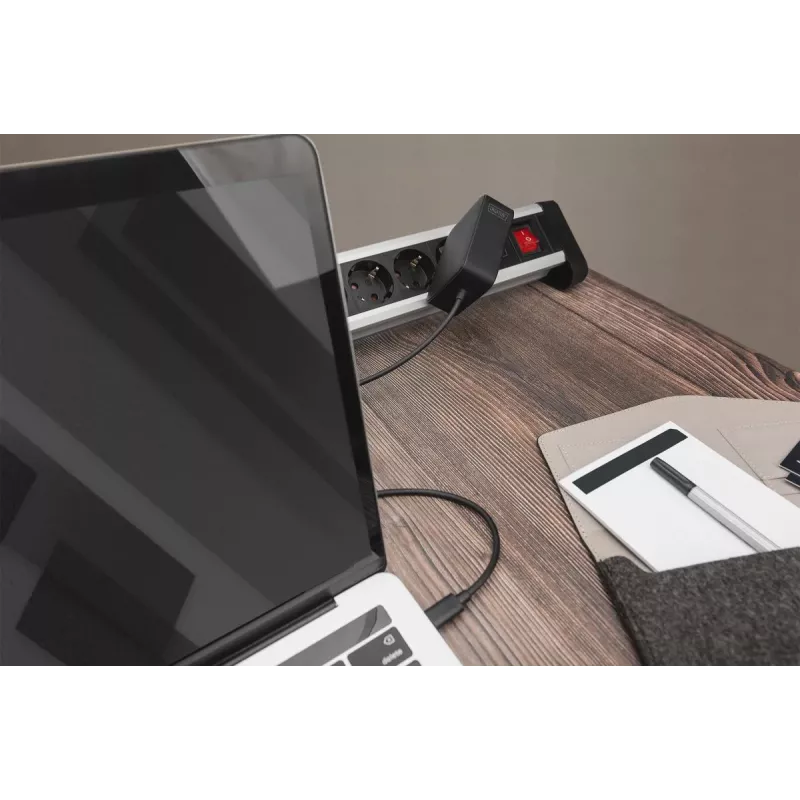 DIGITUS klēpjdatora lādētājs USB-C barošanas avots 100W PD 3.0
