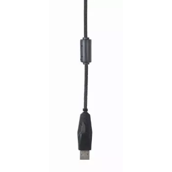 Vadu USB spēļu pele GEMBIRD MUS-UL-02 — universāla, 2400 DPI, 6 pogas, melna