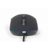 Vadu USB spēļu pele GEMBIRD MUS-UL-02 — universāla, 2400 DPI, 6 pogas, melna