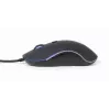 Vadu USB spēļu pele GEMBIRD MUS-UL-02 — universāla, 2400 DPI, 6 pogas, melna