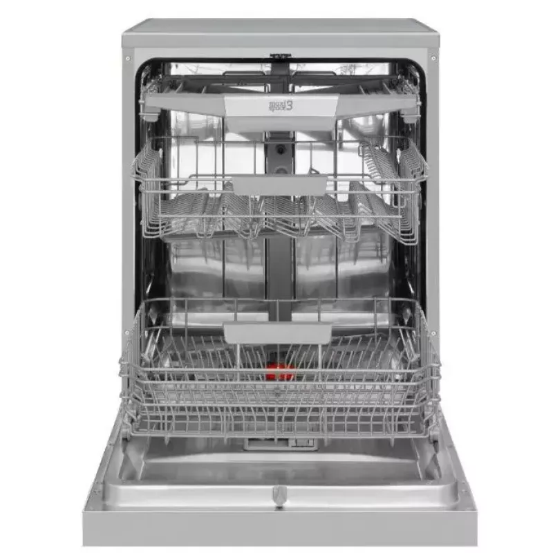 Brīvstāvoša trauku mazgājamā mašīna AMICA DFM64C7EOQIH, 14 galda klājumu vietām, Inox, 47 dB, Energoefektivitātes klase C