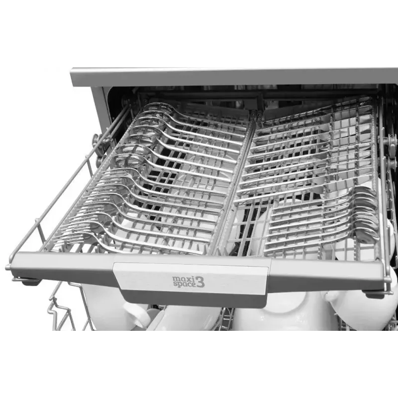 Brīvstāvoša trauku mazgājamā mašīna AMICA DFM64C7EOQIH, 14 galda klājumu vietām, Inox, 47 dB, Energoefektivitātes klase C