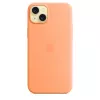APPLE Apple Silikona maciņš ar MagSafe iPhone 15 Plus Sorbet oranža