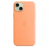 APPLE Apple Silikona maciņš ar MagSafe iPhone 15 Plus Sorbet oranža