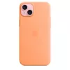 APPLE Apple Silikona maciņš ar MagSafe iPhone 15 Plus Sorbet oranža