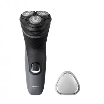Philips Shaver 1000 Series S1142/00 Elektriskais skuveklis, Rotācijas skuveklis, Melns, Pelēks, PowerCut asmens sistēma, SH30, 2 gadi, Baterija