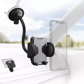 Mobilais tālrunis/viedtālrunis Hama Multi 00201521 Melns Lietošanai automašīnā