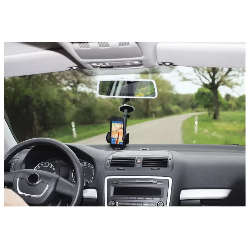 Mobilais tālrunis/viedtālrunis Hama Multi 00201521 Melns Lietošanai automašīnā