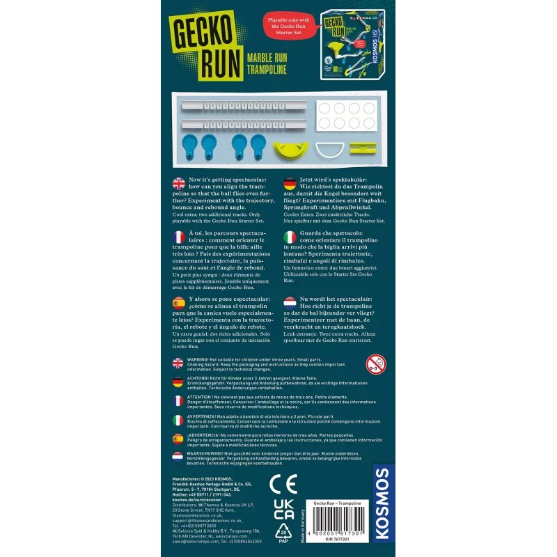 Marmora trase Kosmos 44312903 konstruēšanas rotaļlieta bērniem no 8 gadu vecuma