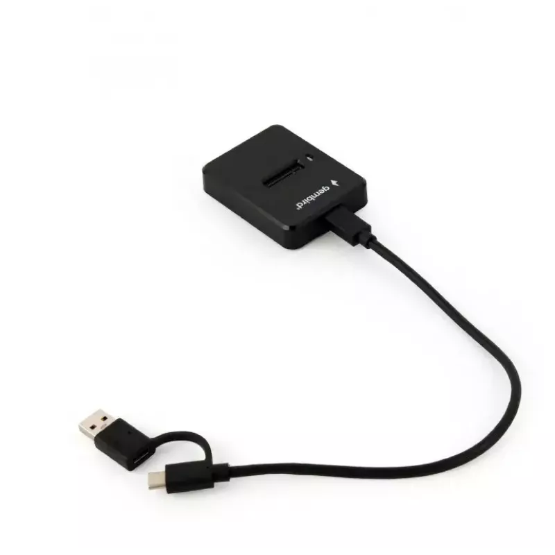 Gembird DD-U3M2 - SSD-Dockingstation - M.2 - M.2 Card (PCIe NVMe & SATA) - USB 3,2 (Gen 2) - Schwarz (DD-U3M2)