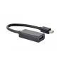 Mini DisplayPort uz HDMI kabelis Gembird A-MDPM-HDMIF4K-01 0,15 m, 4K, melns