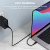 USB kabelis AUKEY CB-KCC102 1,8m USB C melns 0,48 Gbit/s