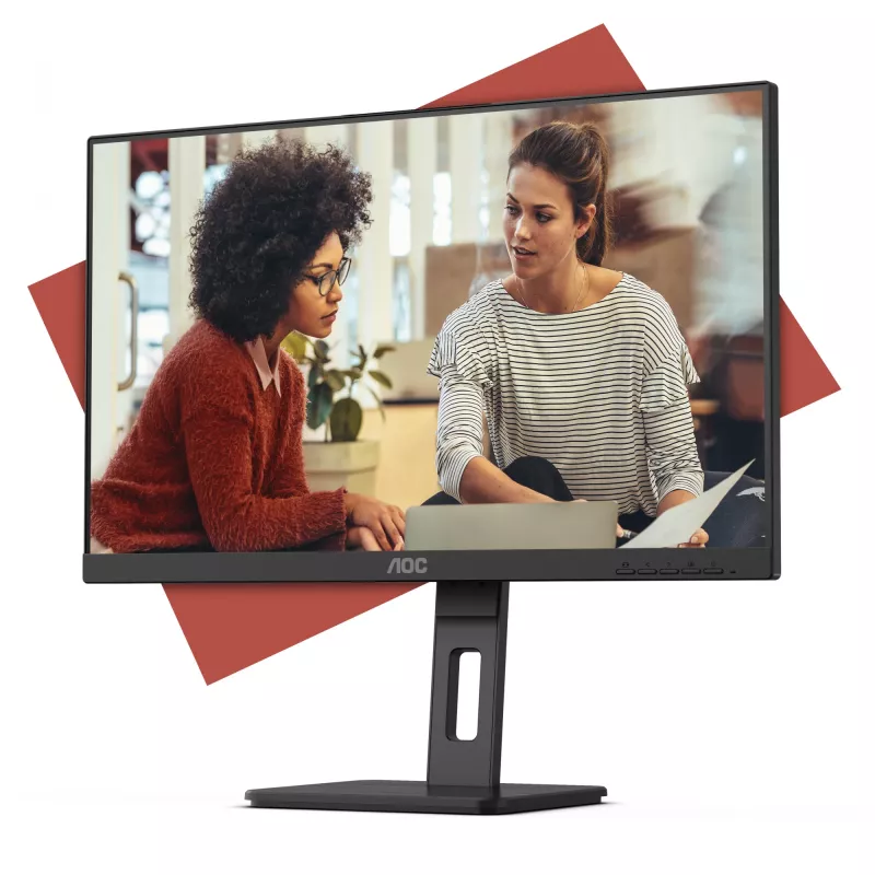 AOC E3 27E3QAF datora monitors 68,6 cm (27 colli) 1920 x 1080 pikseļi Full HD LED Melns