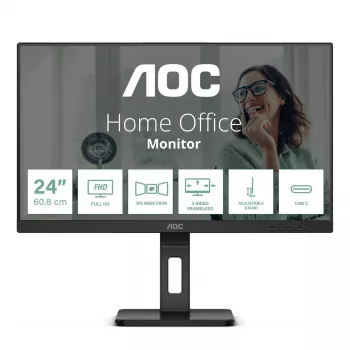 AOC 24P3CV datora monitors 60,5 cm (23,8 collas) 1920 x 1080 pikseļi Full HD LED Melns