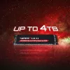 M.2 2280 NVMe SSD PATRIOT VP4300 Lite 4 TB, PCIe 4.0 x4, lasīšana 7400 MB/s, rakstīšana 6000 MB/s, NVMe 2.0